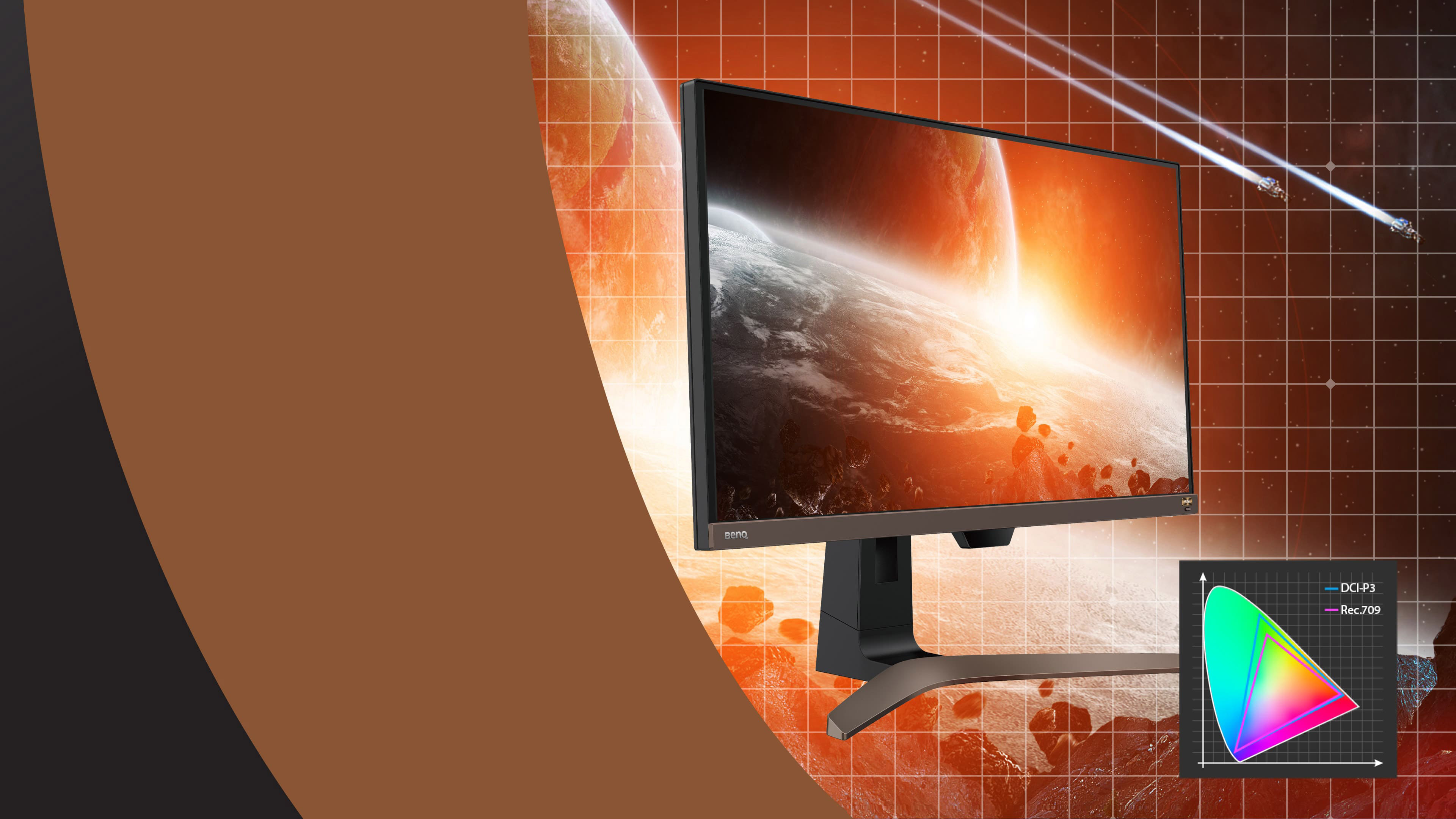 EW2880U 28" 4K 169 HDR 90P3 Monitor with HDRi Technology BenQ India