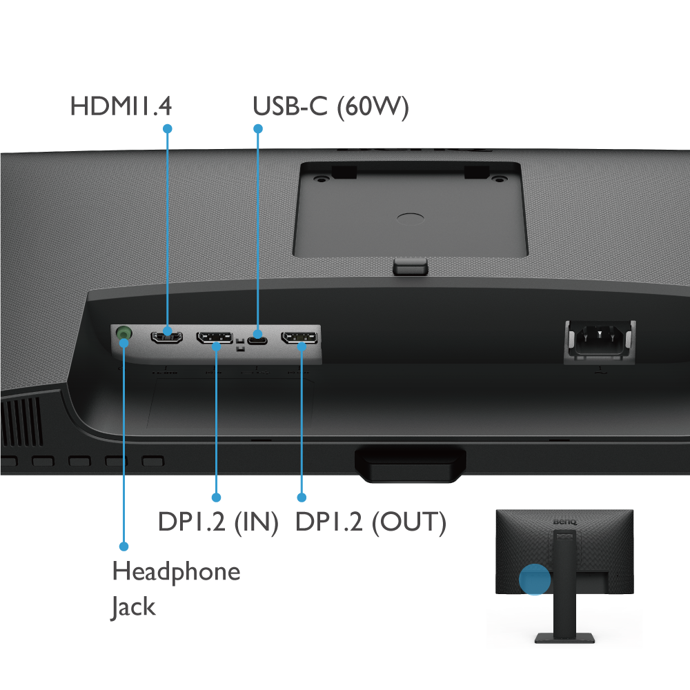 GW2485TC | 23.8" 1080p Eye-Care IPS USB-C Monitor