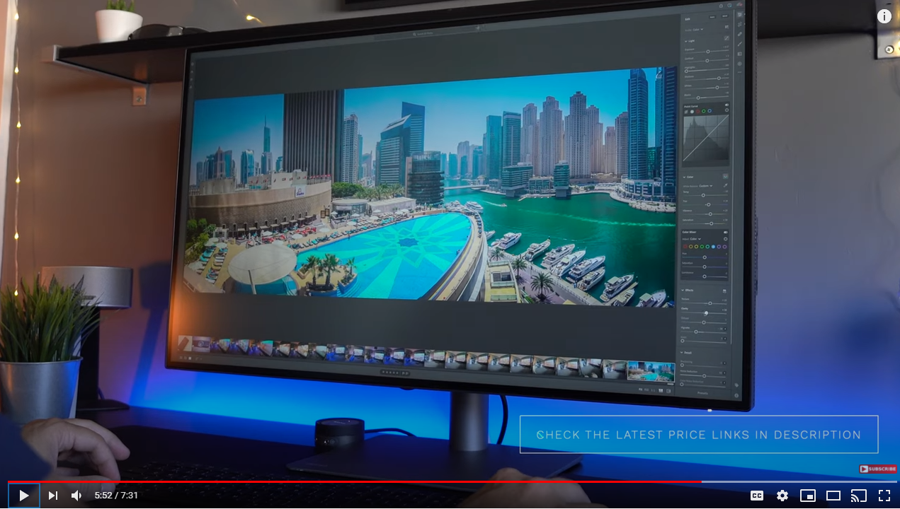 4K monitor for Mac, Macbook and Macbook pro with Thunderbolt 3 BenQ AU