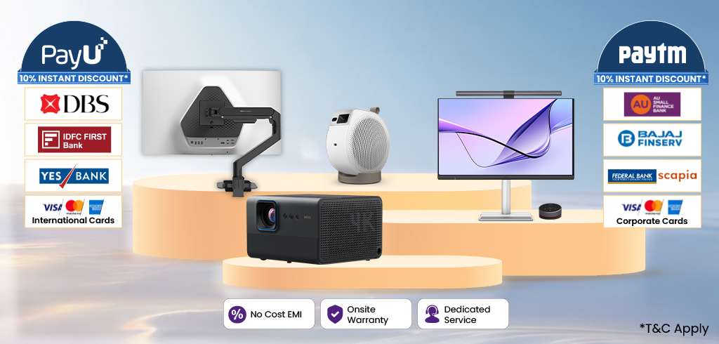 BenQ monitors & projectors online