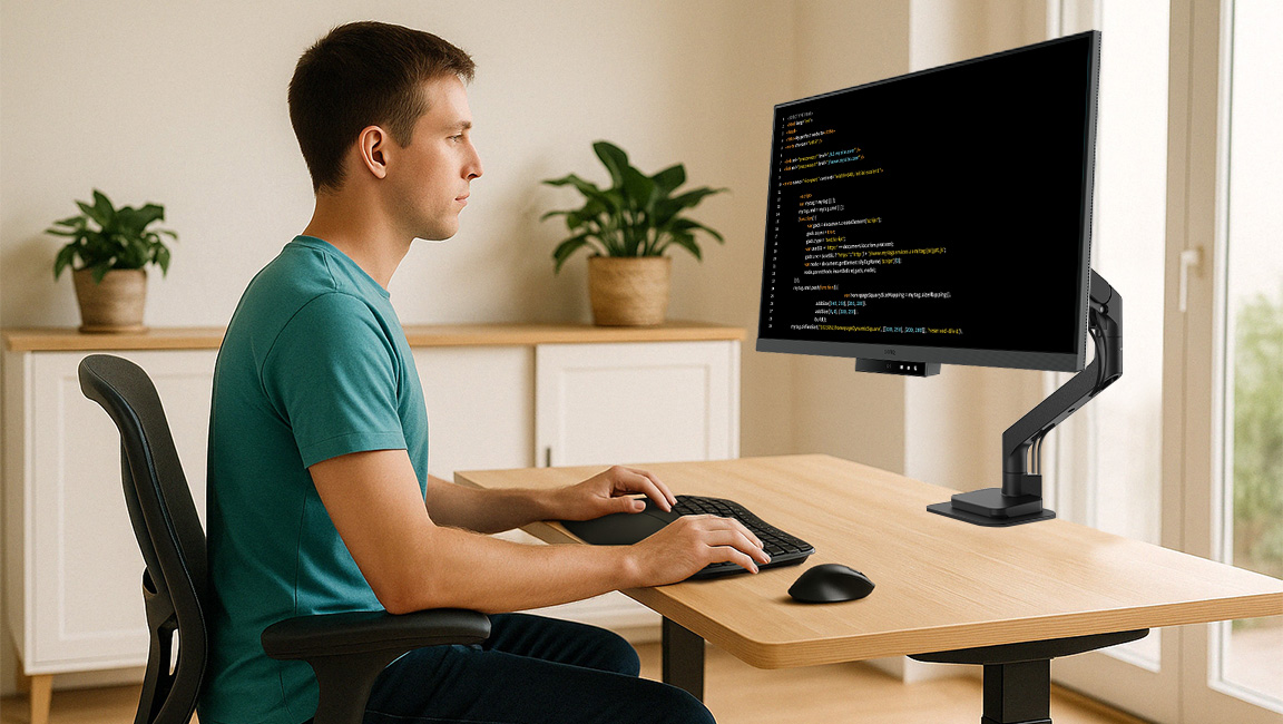 A coding monitor, like BenQ Progrmmmaing monitors, is how your body works with your brain. It’s the ergonomic foundation for developers who think in code and live by clarity.