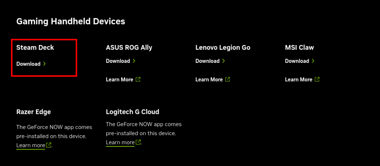 Geforce Button How to play GeForce NOW on Steam Deck | BenQ US