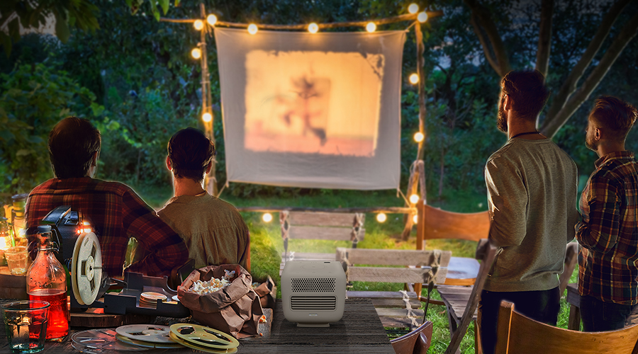Backyard Outdoor Cinemas Are Popular In Summer 2020 Thanks To Portable Projectors Benq Us