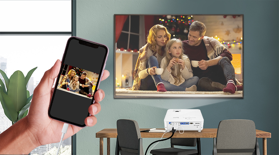 Mount Vesuv Twisted mærke navn Learn how to connect iPhone or Android phone to a projector the easy way. |  BenQ Asia Pacific