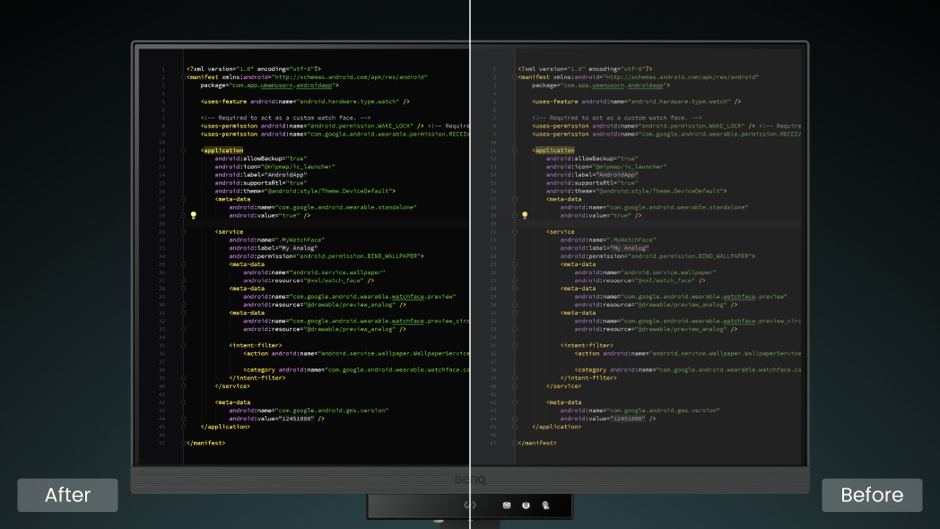 Best Programming Monitor for Text Clarity: BenQ Coding Mode