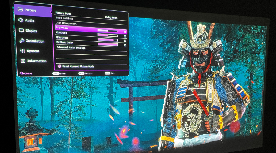 遊戲投影機的遊戲模式設定，讓玩起遊戲更栩栩如生