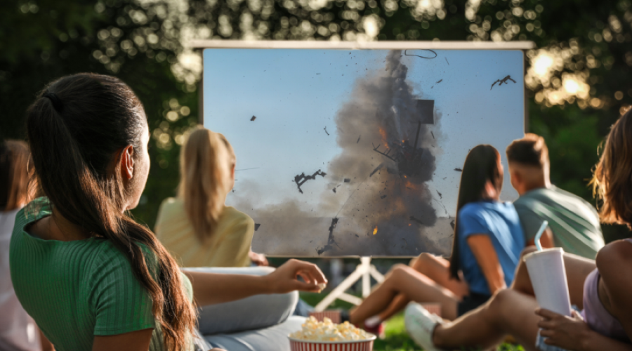 Outdoor Daytime Projector 