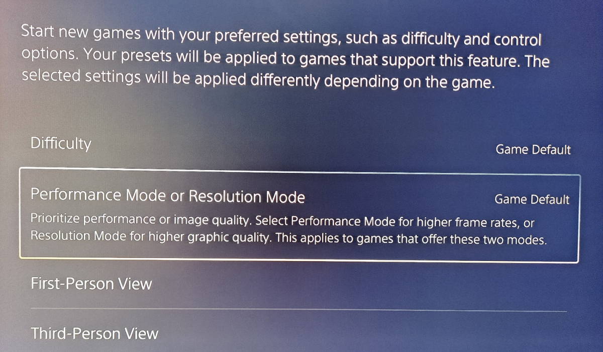 Ps5 Game Presets And Getting 120 Fps Benq Middle East