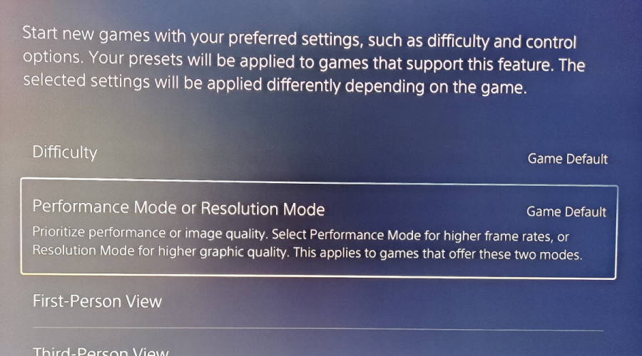 4k 120fps games ps5