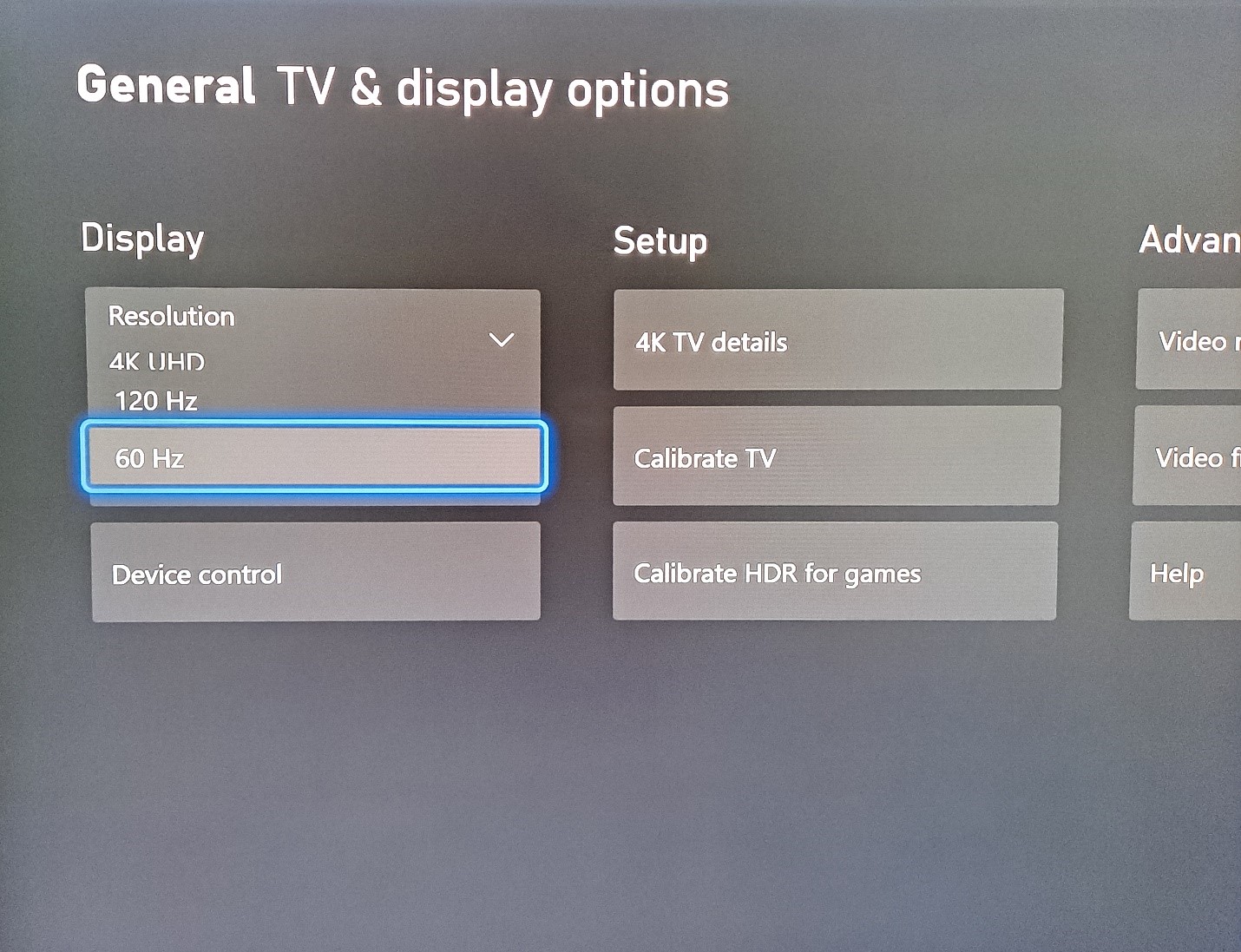 4k 120hz tv xbox series x