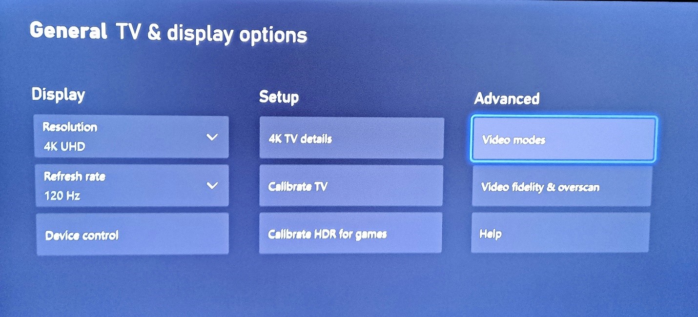 VRR on Xbox Series X