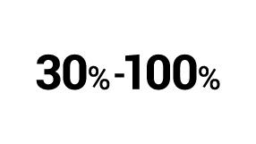 30%~100% 動態調整光源功率