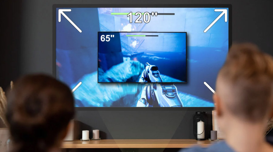 Gaming Projectors Better for Split Screen Fun on 120" Screens BenQ US