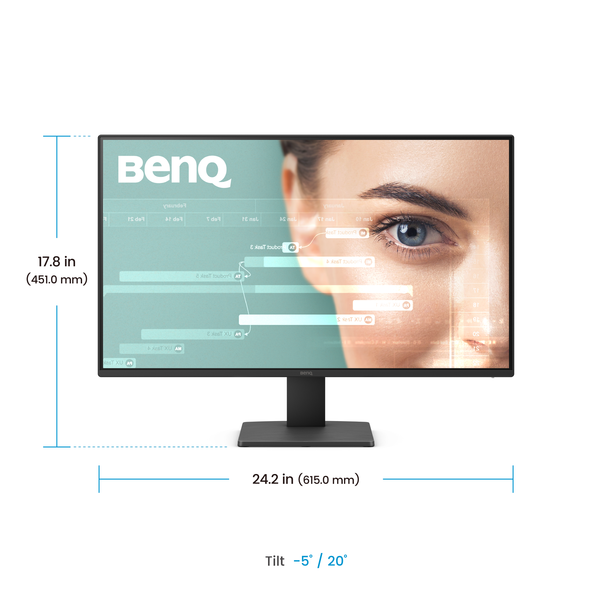 GW2791 | Monitor de 27" 1080p FHD 100Hz con Tecnología Eye-Care