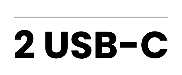 2 USB-C