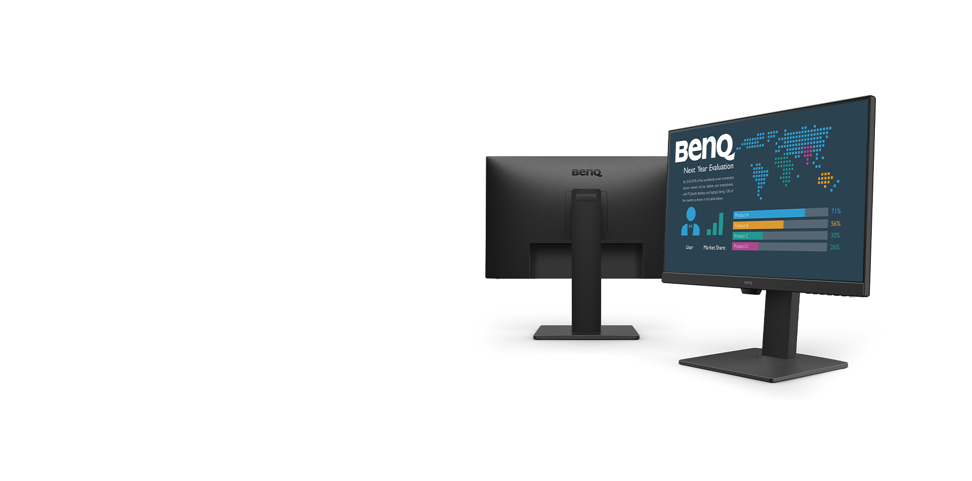 BenQ BL2785TC is a 27" FHD (1920x1080) frameless USB-C monitor designed with BenQ's Eye-Care™ Technology to bring visual comfort to extended viewing periods.