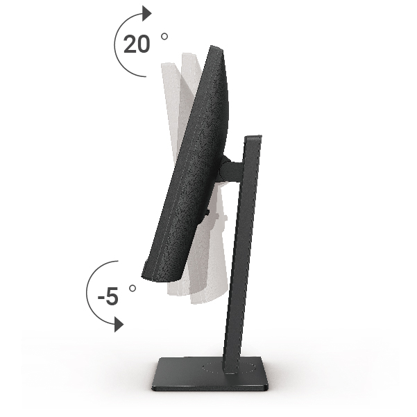 BenQ BL2785TC offers tilting, swiveling, pivoting, and height adjustment.