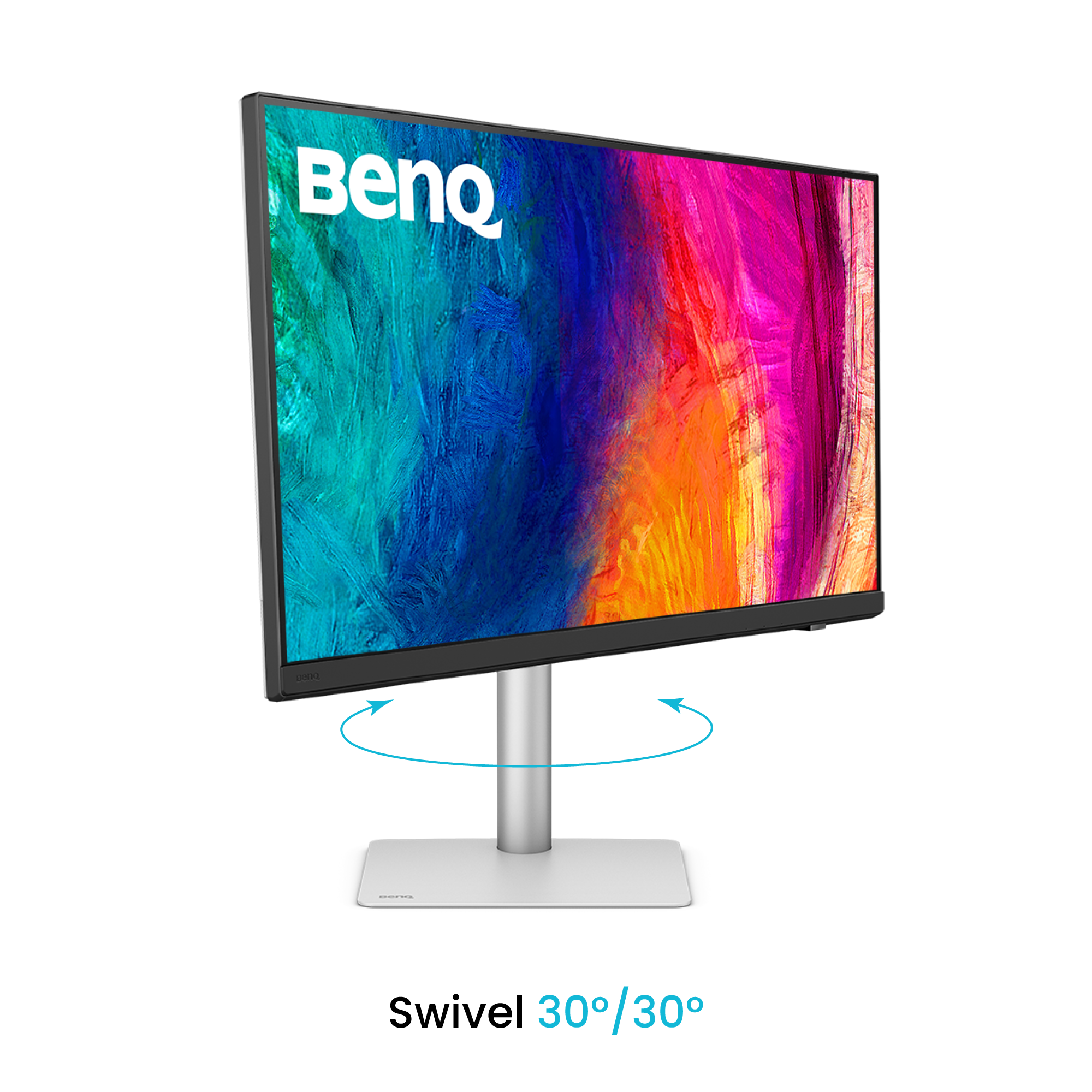 PD3226G｜شاشة مصمّمين مقاس 32 بوصة بدقة 4K UHD، بمعدل تحديث 144 هرتز، وتغطية 95% من نطاق ألوان P3، ومنفذ Thunderbolt 4