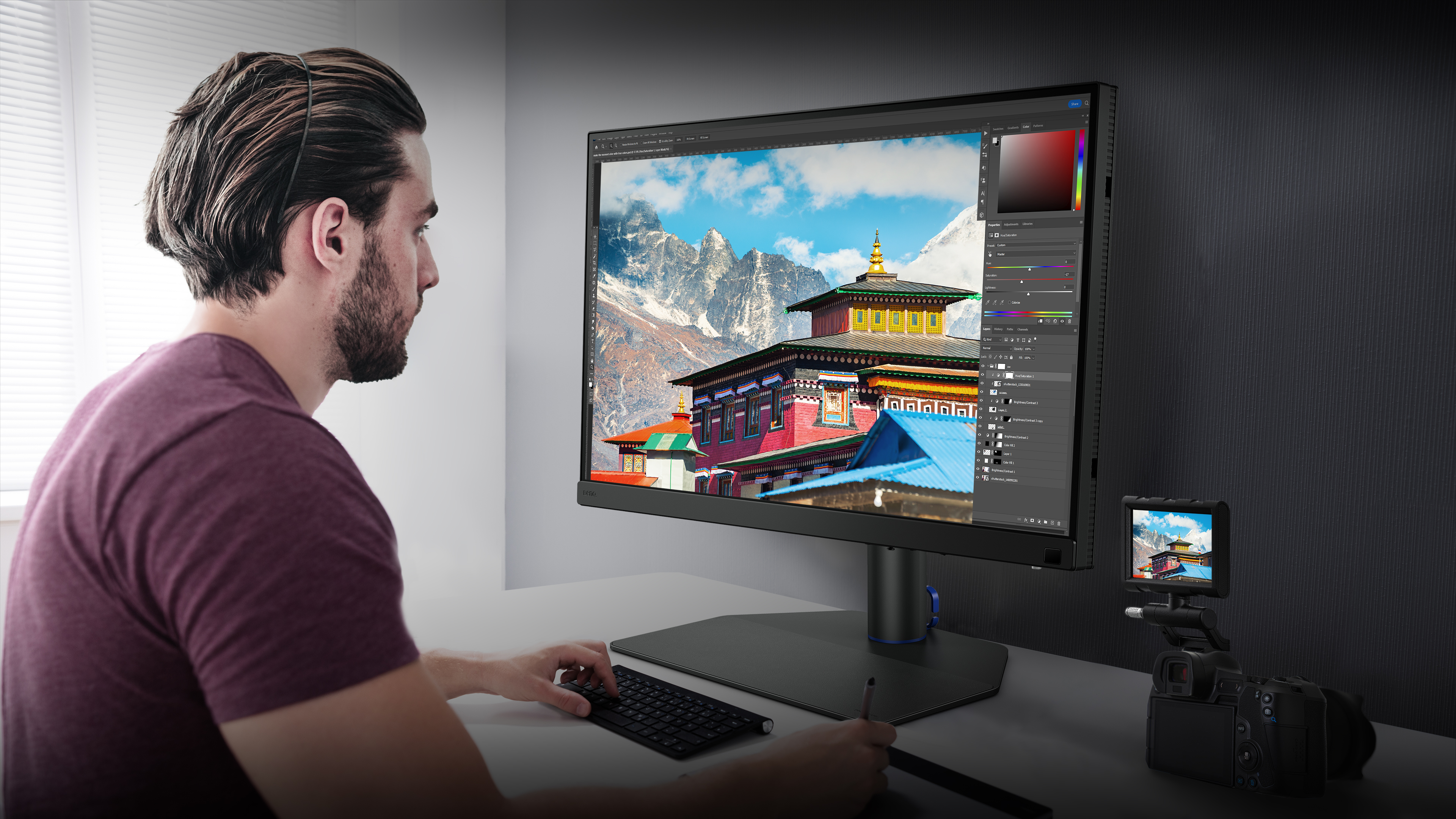 BenQ PhotoVue Monitors Make the Moment Alive with True Colors 