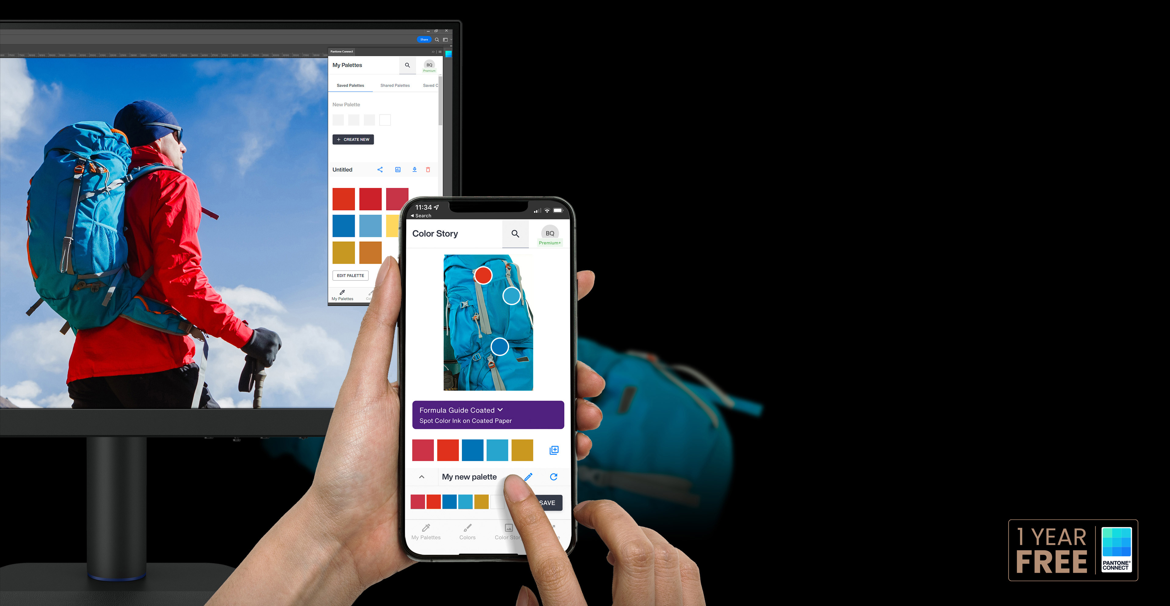 As an existing owner or a new purchaser of BenQ professional monitors, you get one year of free Pantone Connect Premium for digitally mobile color consistency and accuracy.