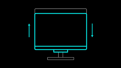 BenQ RD240Q has equipped with height adjustable stand for your body comfort