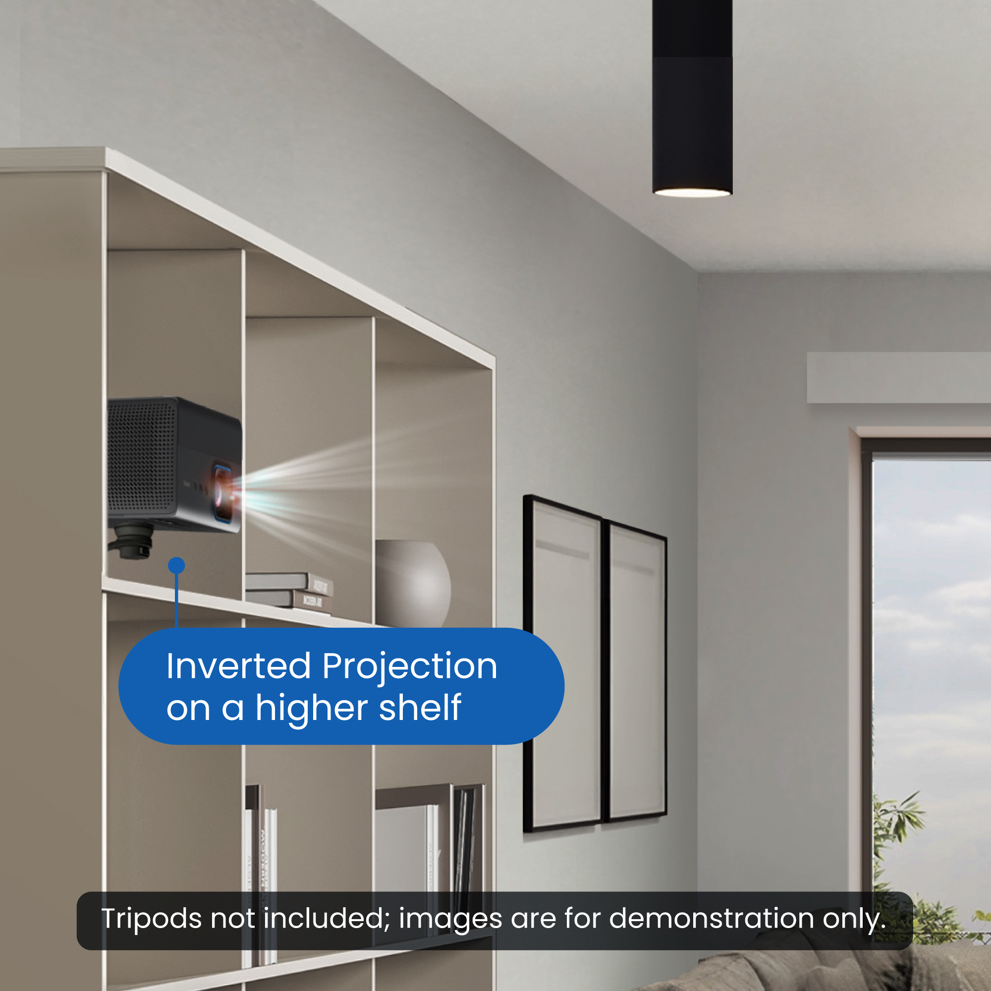 GP520 | 4K HDR 2600lm Ev Sineması Projeksiyonu, Filmler, Spor & Oyun için