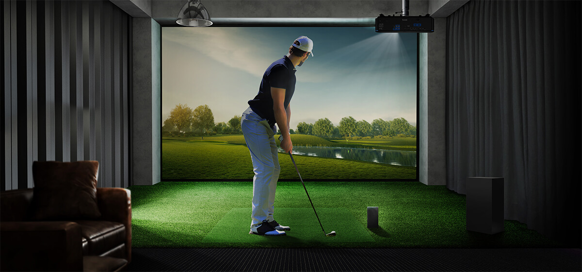 Build a home golf simulator with the perfect projector | BenQ Business Asia  Pacific