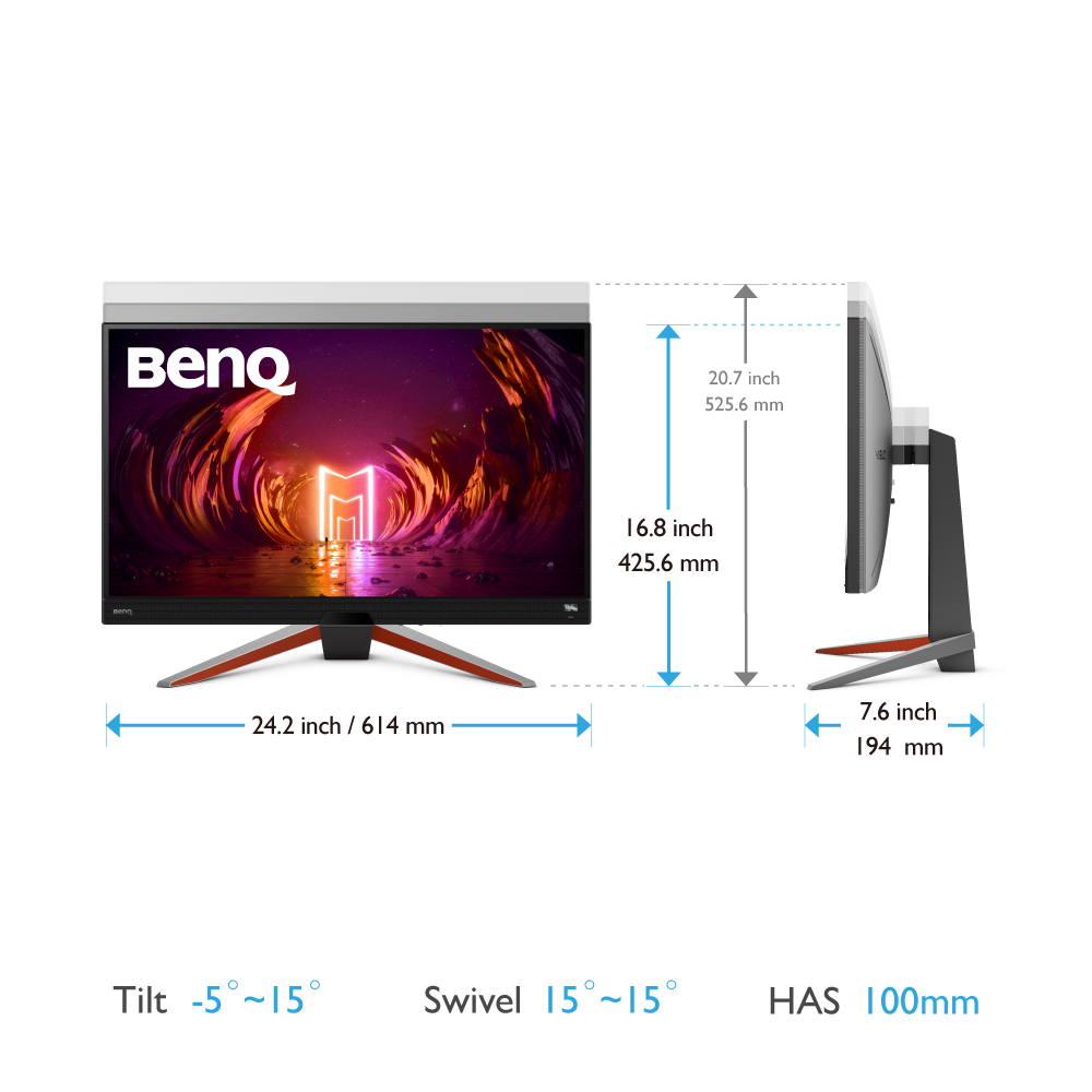 EX270M | MOBIUZ FHD 27 inch 240Hz 1ms GTG Gaming Monitor