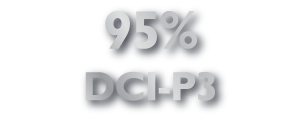 95 % DCI-P3
