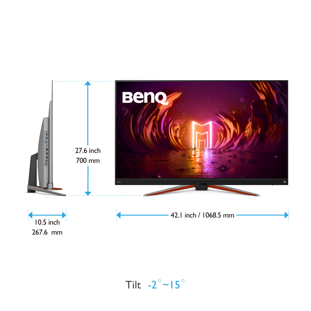 MOBIUZ EX480UZ | شاشة الألعاب 48 بوصة  4K True HDMI 2.1 OLED 