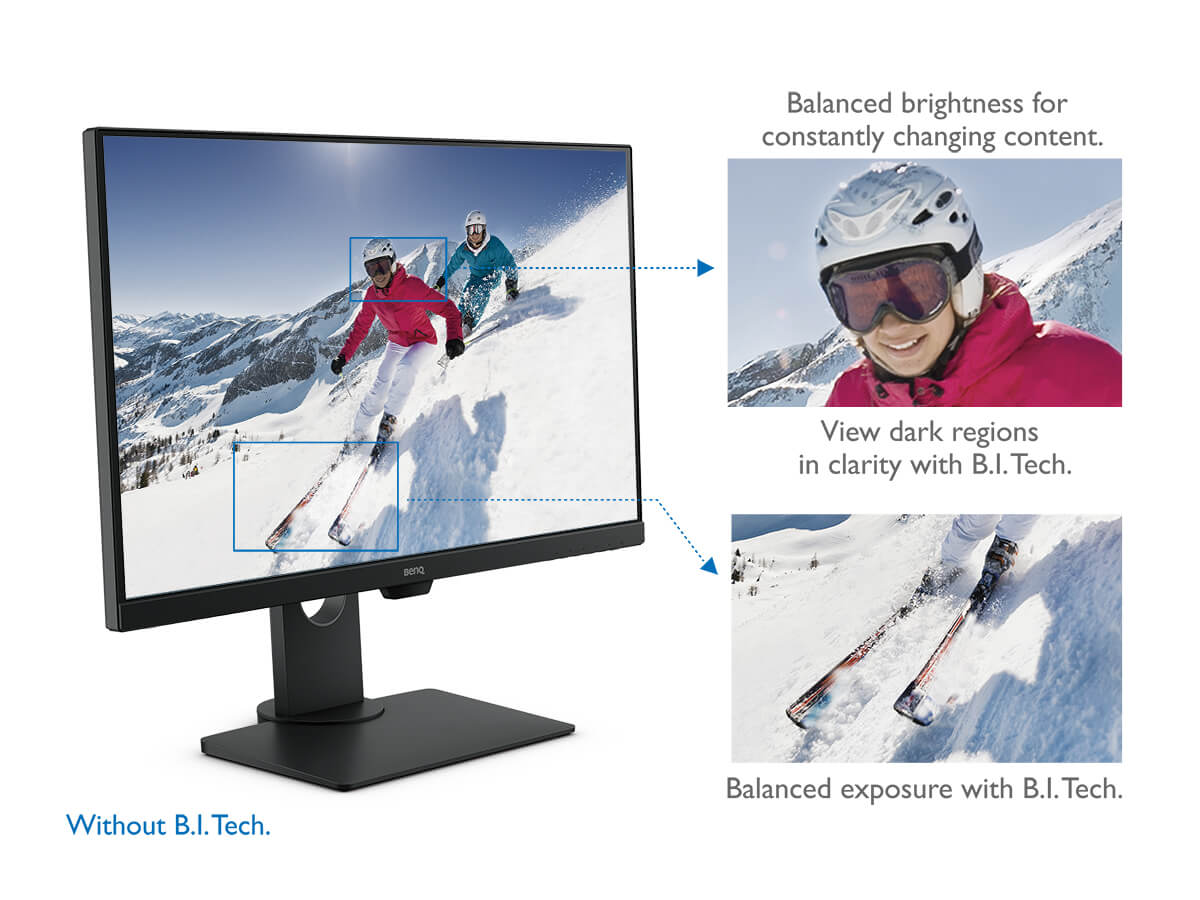 Gw2480t 24 Inch 1080p Eye Care Stylish Ips Monitor Benq Us