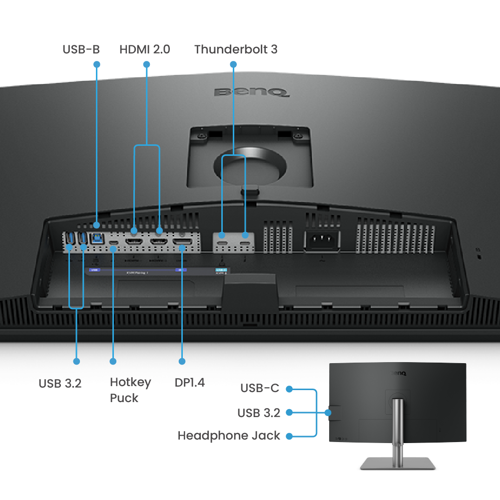 PD3225U｜32-inch 4K UHD 2000:1 P3 Thunderbolt 3 Mac® Compatible Designer Monitor