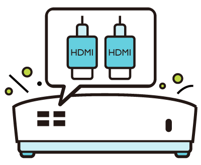 投影機雙HDMI接口
