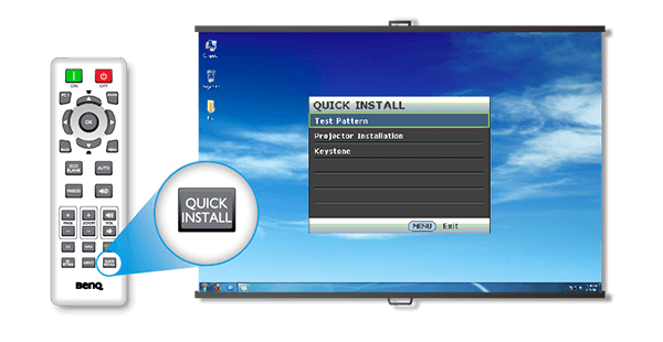 Máy chiếu BenQ MW603 one touch access mw529 07