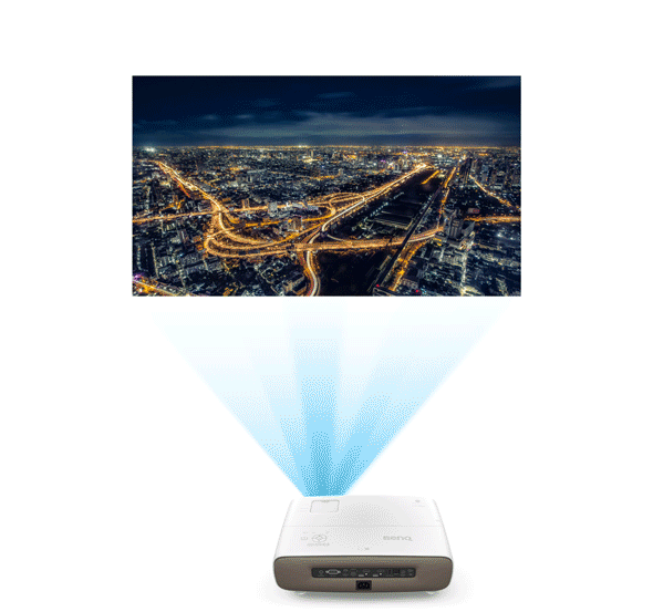 BenQ\\\\\\\\\\\\\\\\\\\\\\\\\\\\\\\\\\\\\\\\\\\\\\\\\\\\\\\\\\\\\\\'s 4K Home Projector Powered by Android TV w2700i offers hassle-free Integrated zoom adjustment.