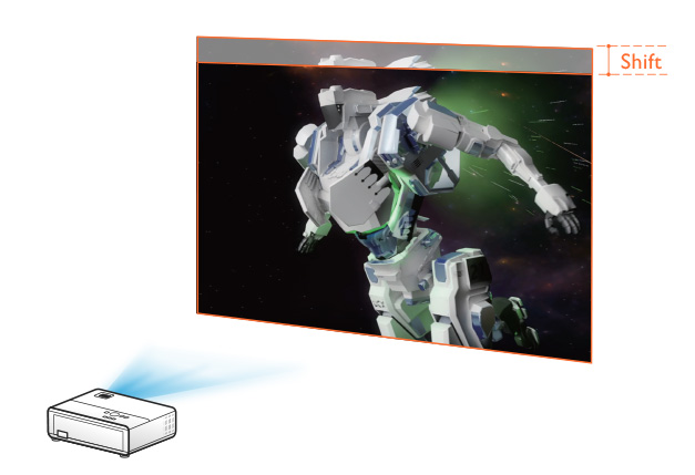 BenQ\\\\\\\\\\\\\\\'s Console Gaming Home Projector Powered by Android TV TH685is digital vertical lens shift has a dynamic range of projection heights to fit perfectly into any room. 