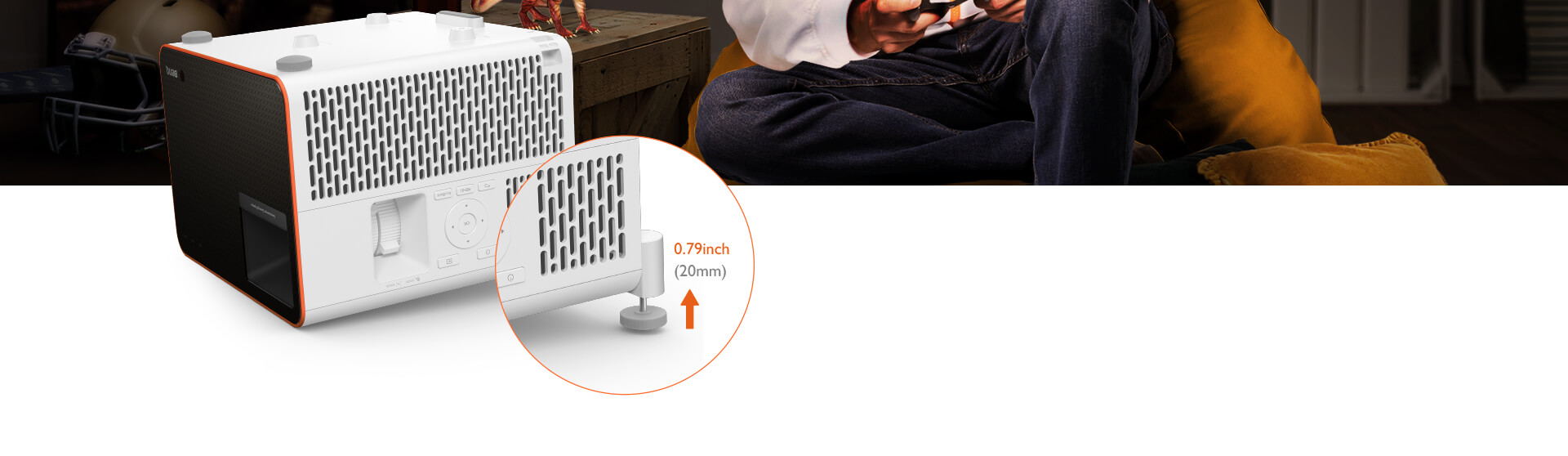 X1300i 4LED HDR Gaming Smart Projector with 3000 lm BenQ US