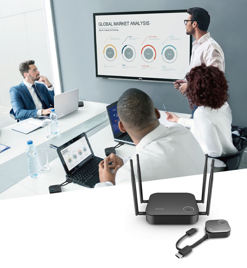 wireless presentation system for conference room