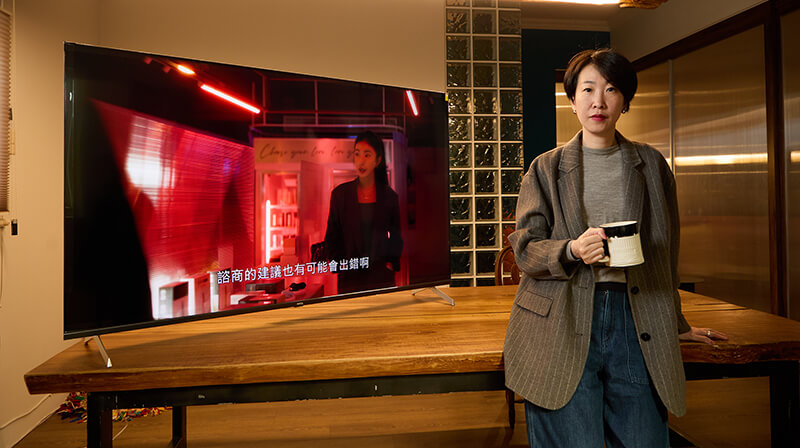 BenQ 量子點護眼 Google TV E65-760，真實細節與色彩帶你看見戲劇的情感氛圍