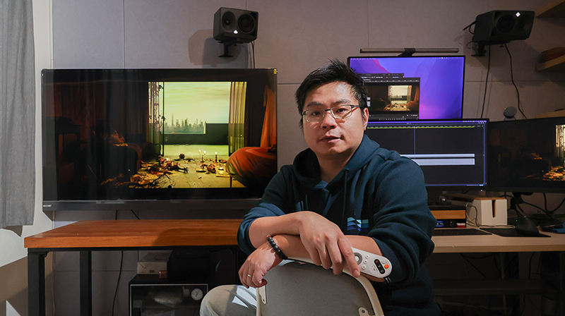 從剪輯室到導演椅，解孟儒用 BenQ S-950 Mini LED 打造《泥娃娃》的極致驚悚