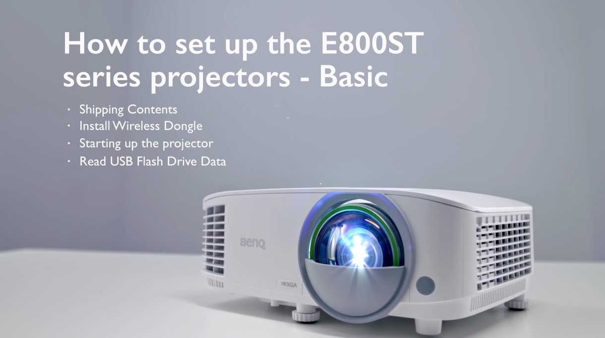 How to Use Smart Projectors EW800ST & EX800ST A Step by Step Guide