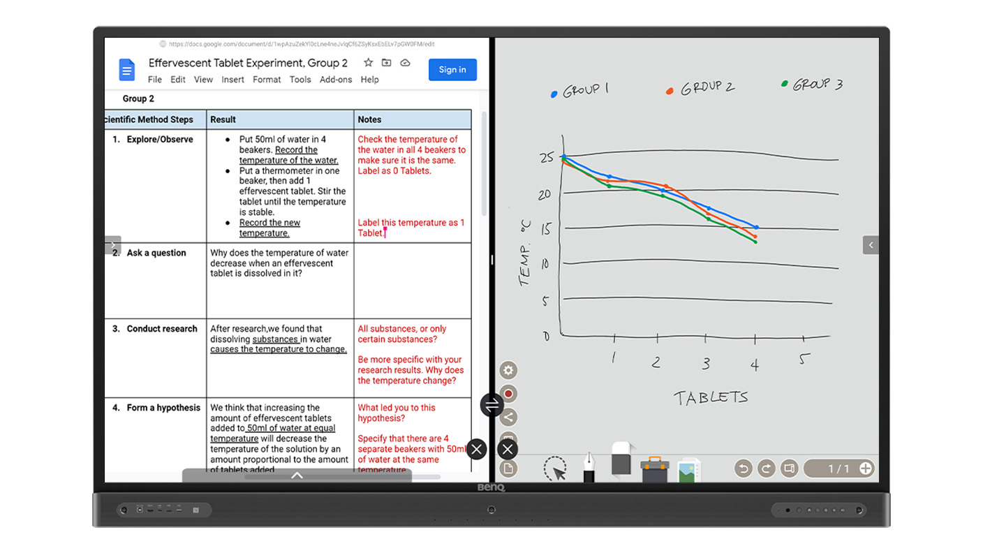 K-12 Activities with Google Docs on BenQ Education Displays | BenQ ...