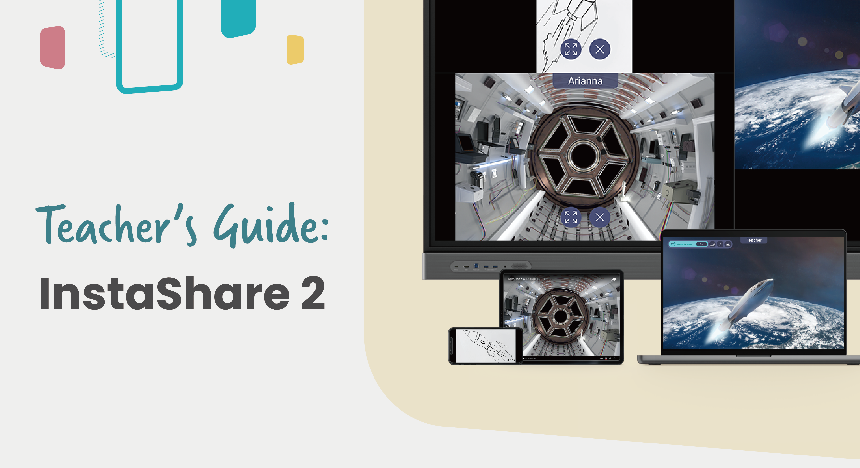 使用手冊|InstaShare 2 無線投影|跨系統平臺使用,開啓多屏互動