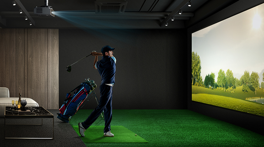What is the best place to mount a golf simulator projector?｜BenQ Australia